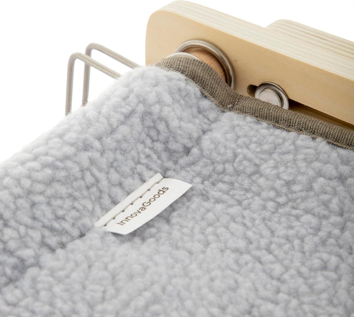 InnovaGoods® Hängende Katzenhängematte, Katzenbett aus Wolle, Kratzfeste Katzenhängematte, kein Krat