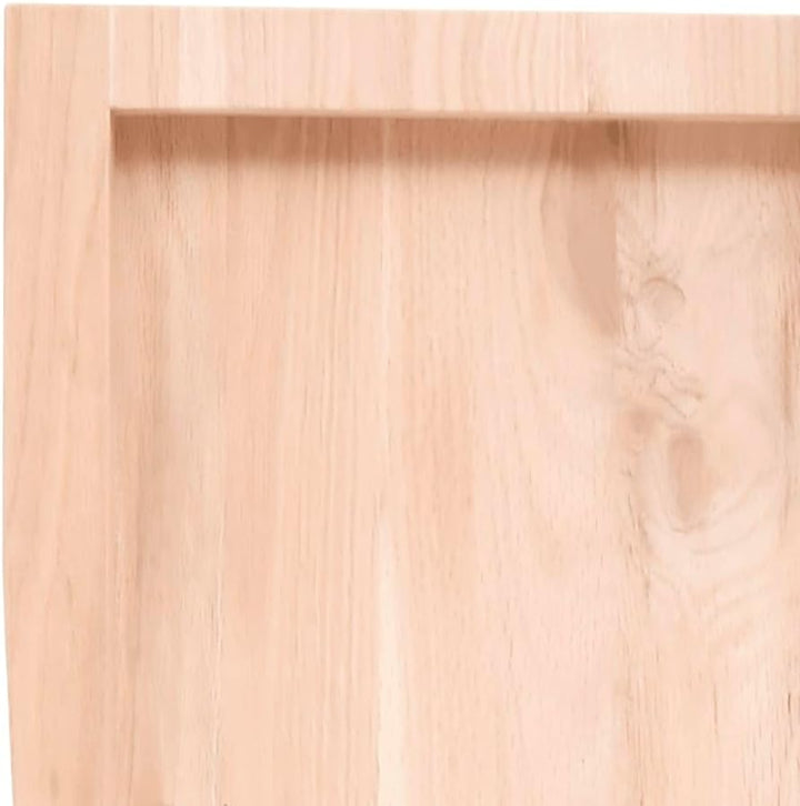 vidaXL Waschtischplatte 100x30x4 cm Massivholz Unbehandelt Natur 100 x 30 x 4 cm, Natur 100 x 30 x 4