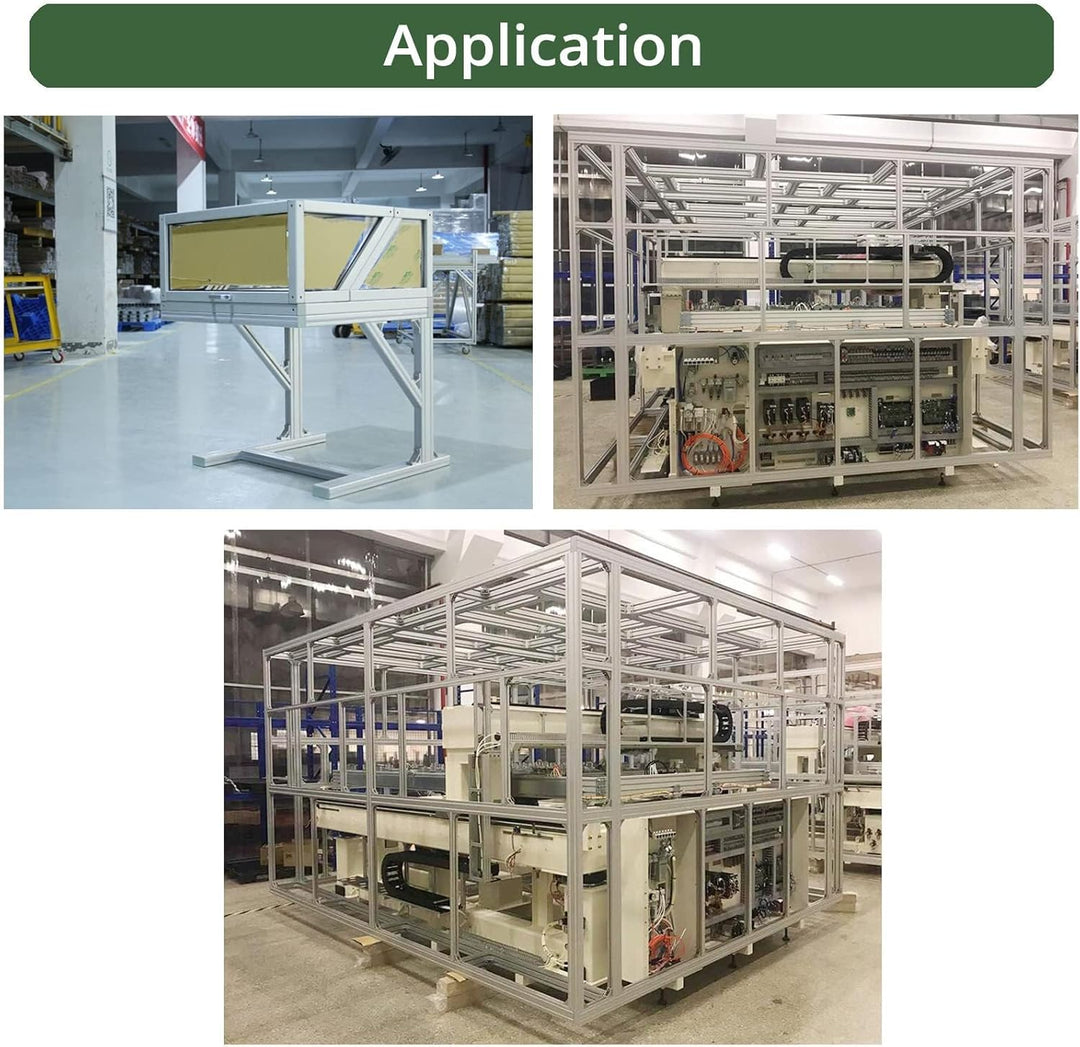 EYPINS 10X ALU Winkelverbinder, Aluprofil 40x40 40x80 Nut 8 Aluminium 90 Grad Winkel Raster Profil A