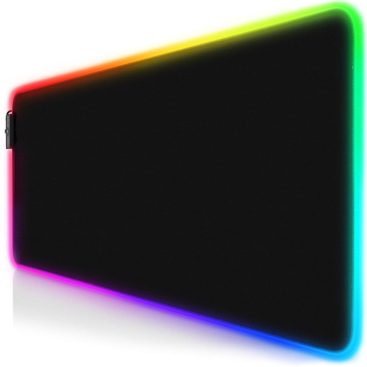 CSL - RGB Gaming Mauspad TITANWOLF - LED Schreibtischunterlage - 800x300 mm - XXL Mousepad - Multi C
