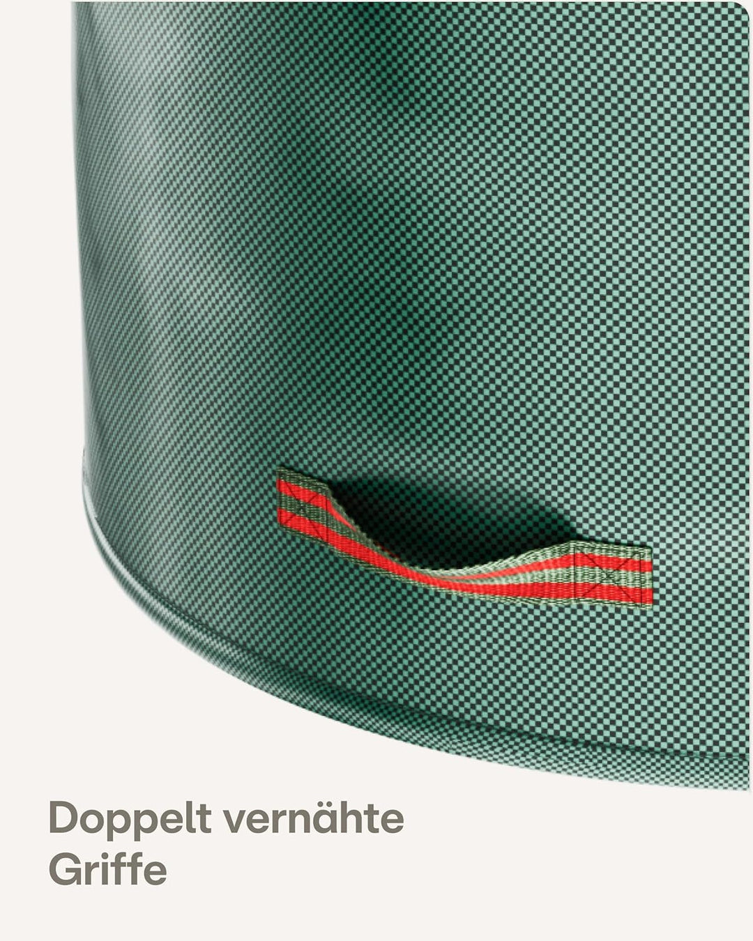 Praknu 3x Gartenabfallsack 300 Liter - Laubsack Mit 4 Reissfesten Griffen - Stabil - Faltbar - Wiede