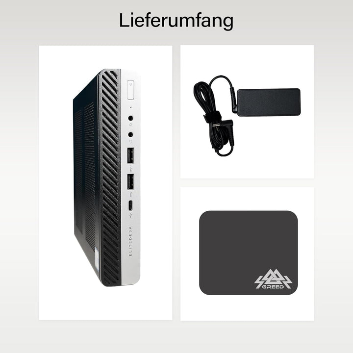 🆄🅽🆂🅴🆁 𝗧𝗜𝗣𝗣: Schneller НР Mini PC mit Intel i5 - Desktop Computer + Rechner für Büro & Office mit 3,5
