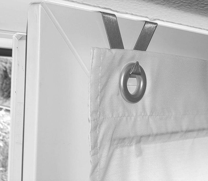 Kutti Raffrollo Ösenrollo Dimout Creme ca. 45 x 130 cm 130 x 120 cm Creme, 130 x 120 cm Creme