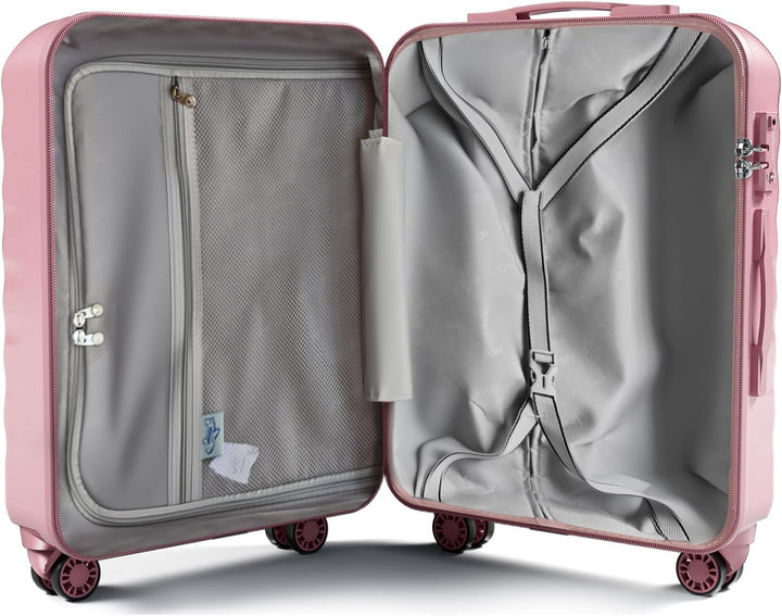 ABISTAB Hartschalen Koffer Mittelgross 66x45x28cm erweiterbar, leicht Koffer &amp; Trolleys, Reisekoffer