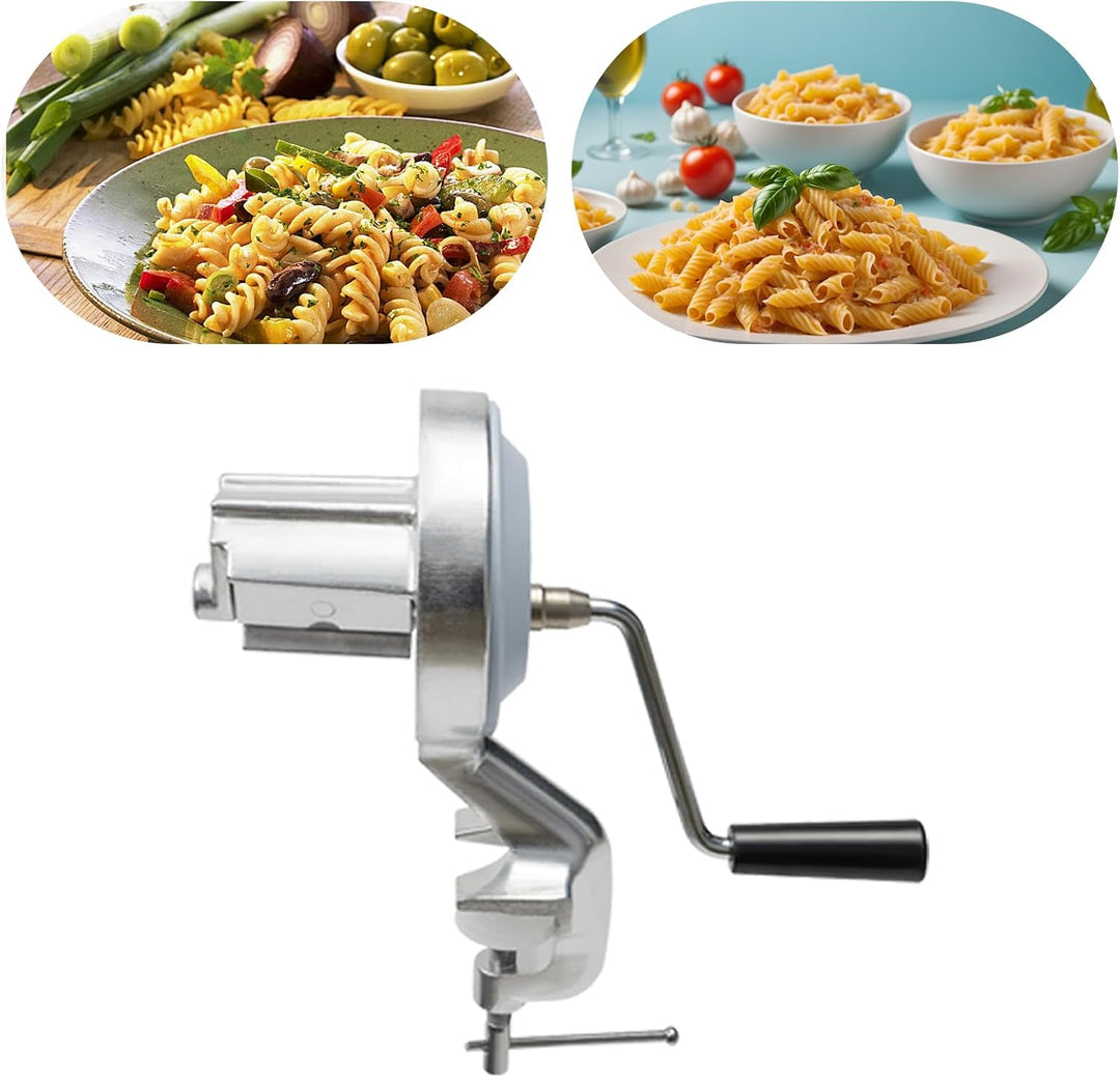 Manuelle Nudelmaschine Aus Aluminiumlegierung Für Conchiglie, Handnudelpresse Mit Stabiler Tischklem