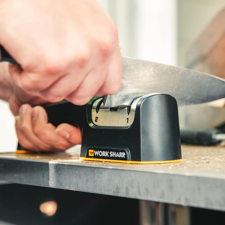 Work Sharp Schärfgerät Pull Through Kitchen Sharpener - schärft Kochmesser schnell, einfach und äuss