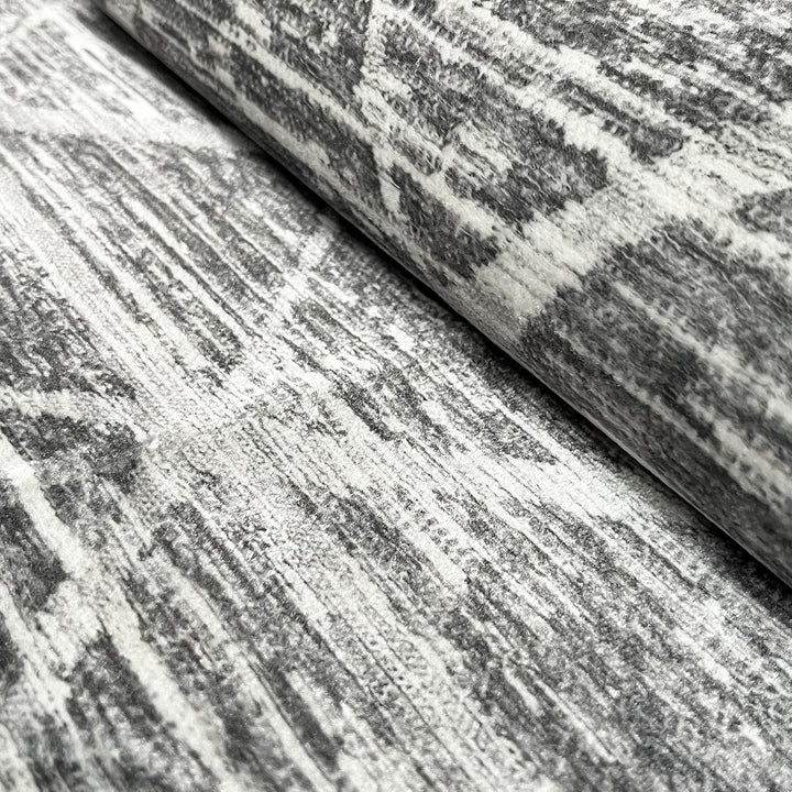 Tinyboy-hbq Teppichläufer für Flure rutschfest, Waschbar Läufer Flur Lange Weiche Kücheläufer Grau F