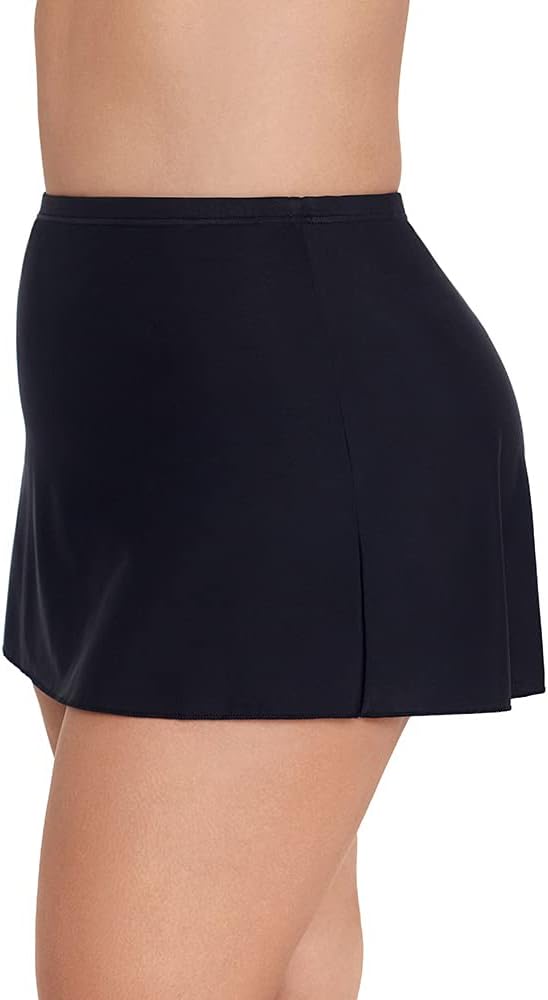 Miraclesuit Plus Size Solid Skirted Swim Bottom