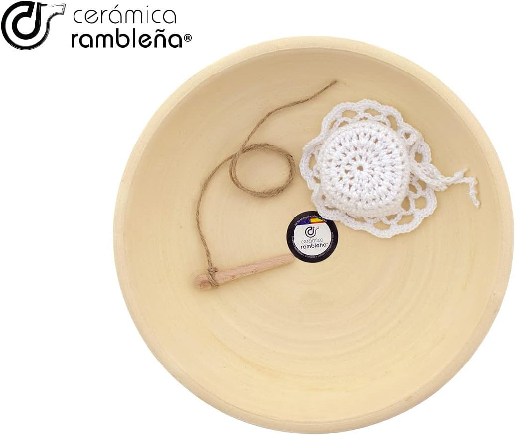 CERAMICA RAMBLEÑA | Schlauchboot - Zubehör - Traditioneller Trinkhalm (Cordoba) | 100 % handgefertig