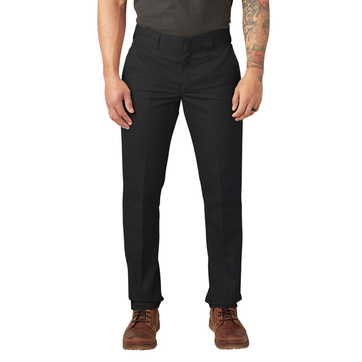 Dickies Herren Slim Taper Flex Twill Arbeitshose 31W / 32L Schwarz, 31W / 32L Schwarz