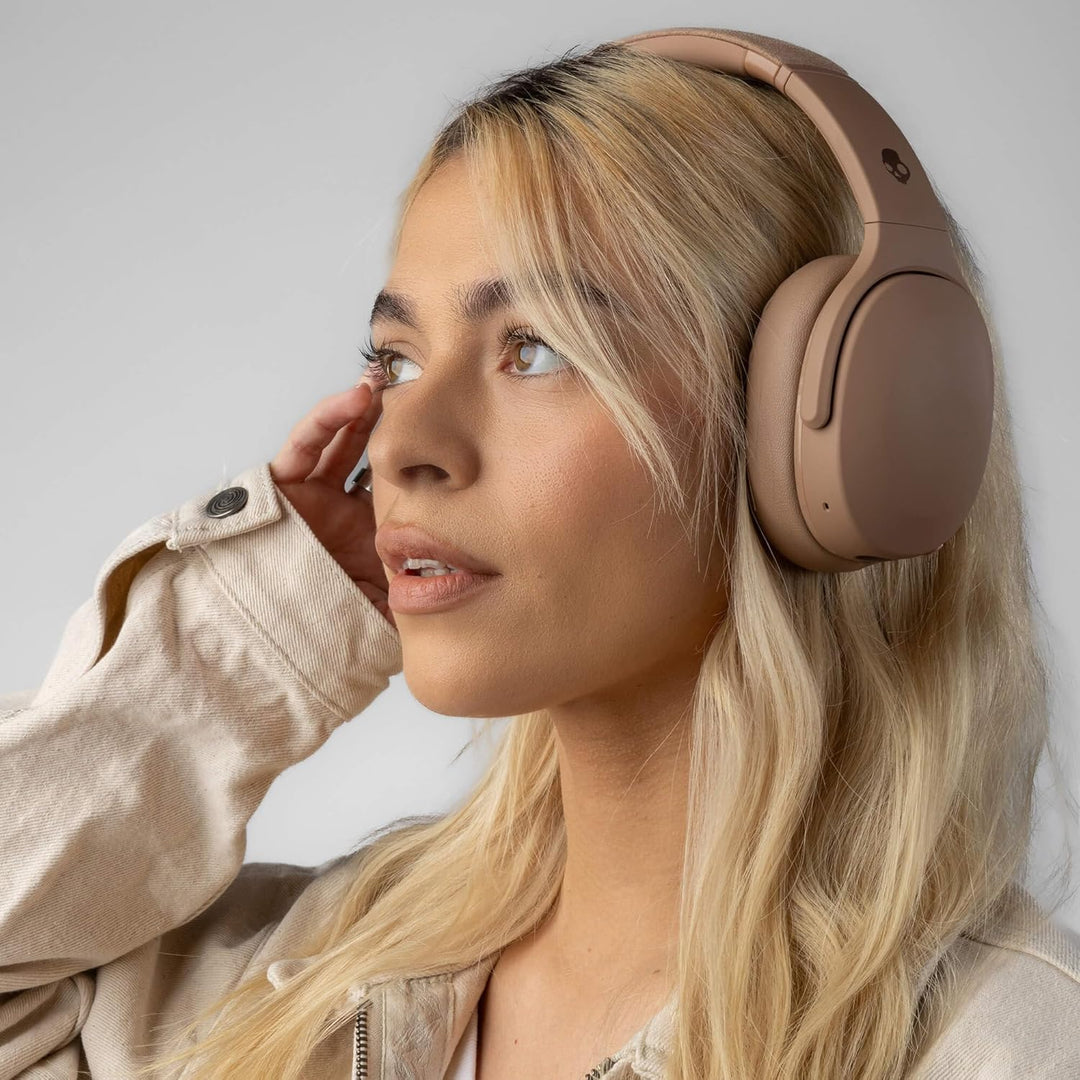 Skullcandy Crusher Evo Wireless Bluetooth Headphones with Multi-Sensory Bass, Noise Isolating Over-E