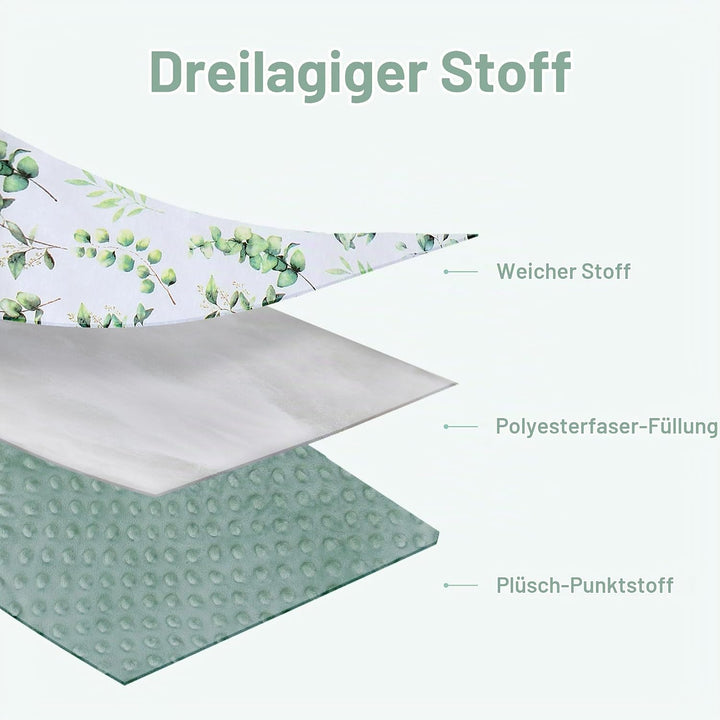 Einschlagdecke Babyschale für Winter Buggy Universal Fusssack Babydecke Baumwolle Baby Pucksack für