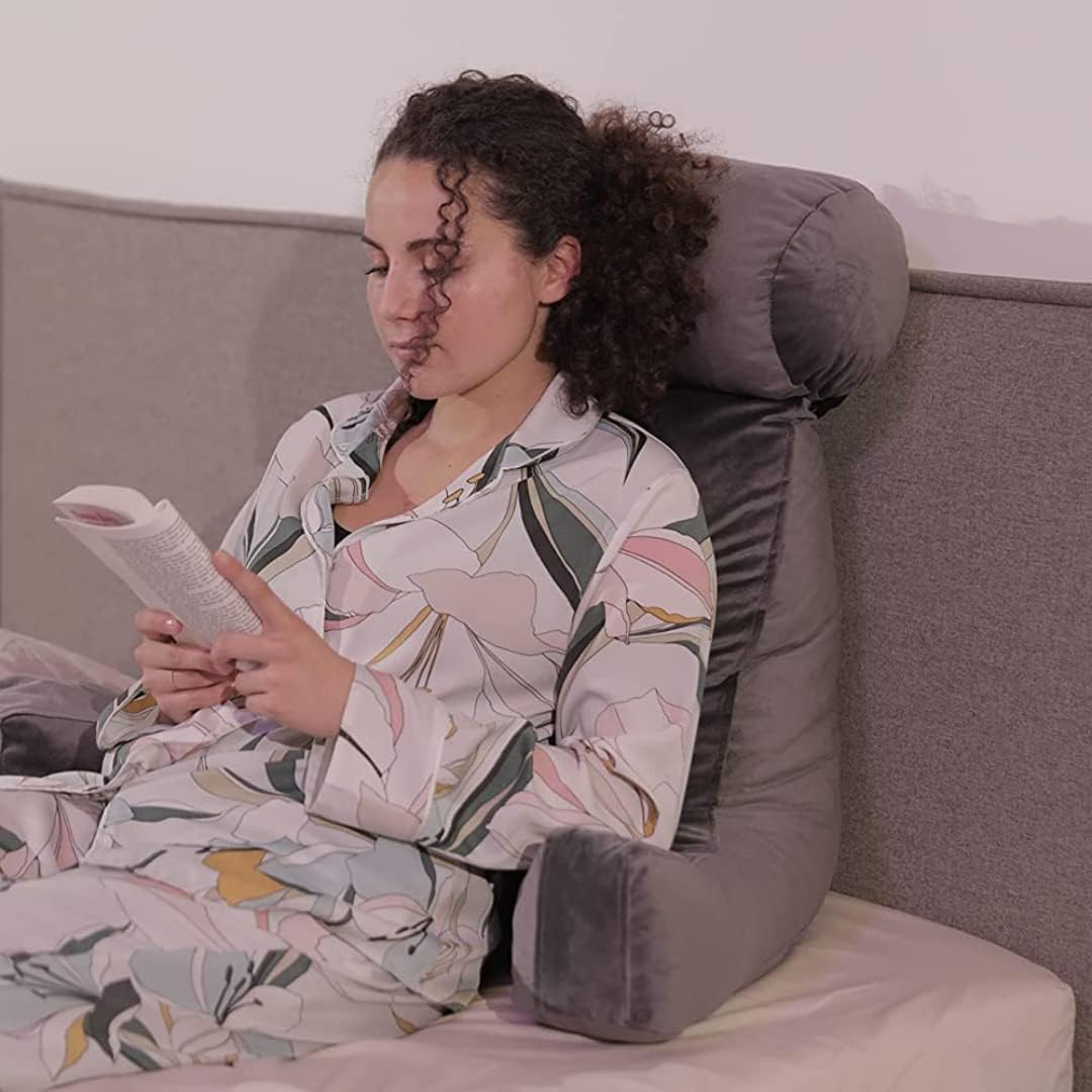 bananair - Lesekissen mit zerkleinertem Schaumstoff, ideal zum Lesen, verwendbar als Kissen für Nack