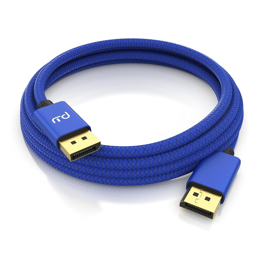 CSL – 10x 8k Premium DisplayPort Kabel - 2m - DP 1.4 zu DP 1.4-8k @ 60 Hz 4k @ 120 Hz – UHD II - bis