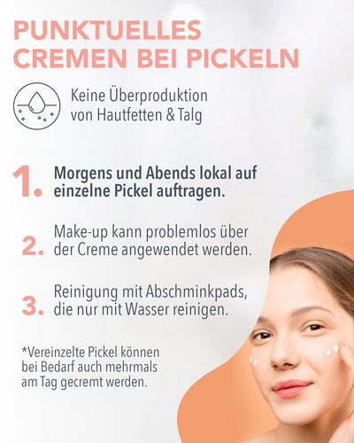 DEMODERM Creme Akne Spezial Kosmetik 30 g | Schnelle Hilfe bei Pubertätspickeln & wohltuende Pflege