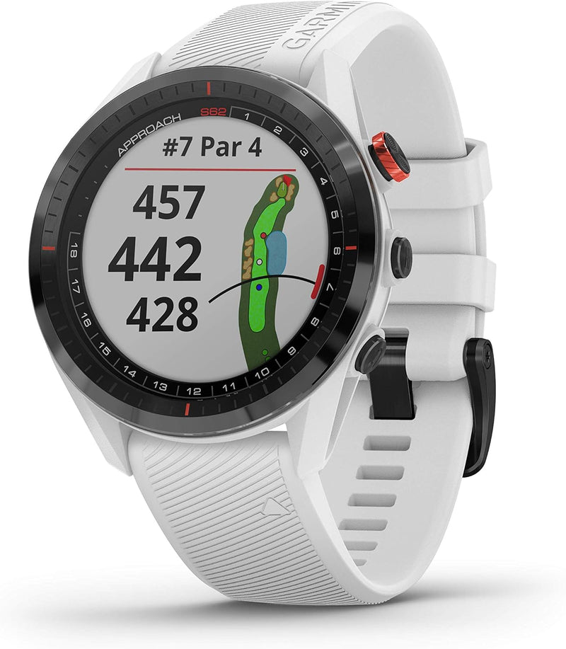 Garmin Approach S62 Smartwatch Golf White Weiss/opulenter Garten Nur ansehen, Weiss/opulenter Garten