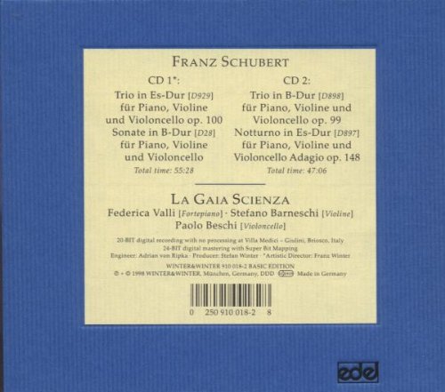 Klaviertrios, Audio-CD