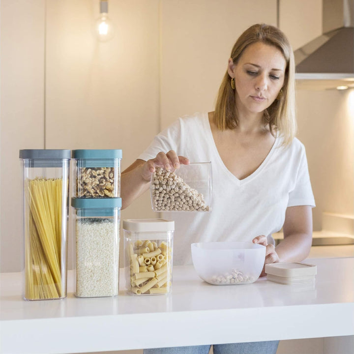 Vigar - Homey | 1200 mL Luftdichte Aufbewahrungsbox mit Deckel Küche - BPA-freier Kunststoff, 1200 m