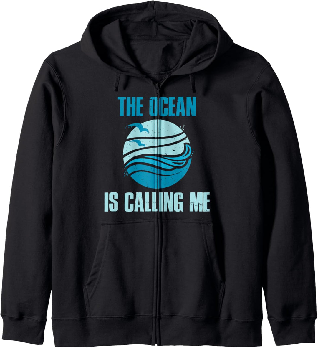 The Ocean Is Calling Me Funny Summer Beach Lover Kapuzenjacke