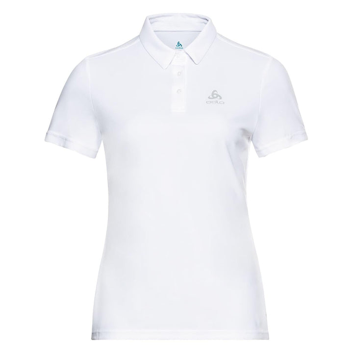 Odlo Damen Polo Shirt S/S Cardada Polohemd XS Weiss, XS Weiss