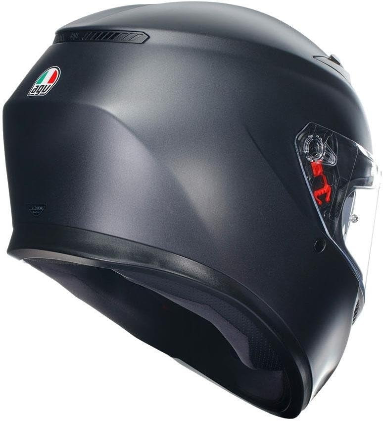AGV - K3 E2206 MPLK Motorradhelm, Herren Integralhelm, ECE Vollvisierhelm mit Schweissabsorption, Sp