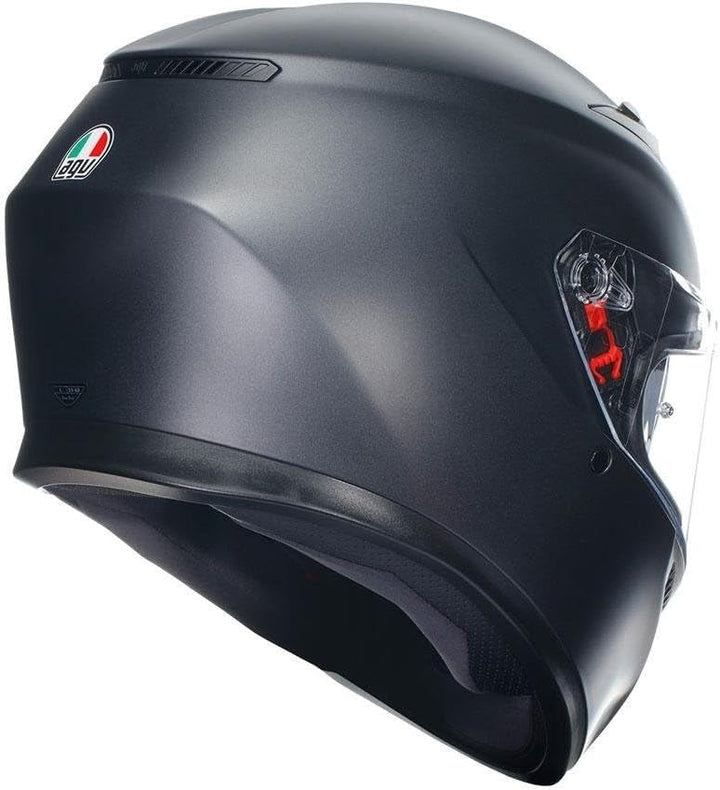 AGV - K3 E2206 MPLK Motorradhelm, Herren Integralhelm, ECE Vollvisierhelm mit Schweissabsorption, Sp