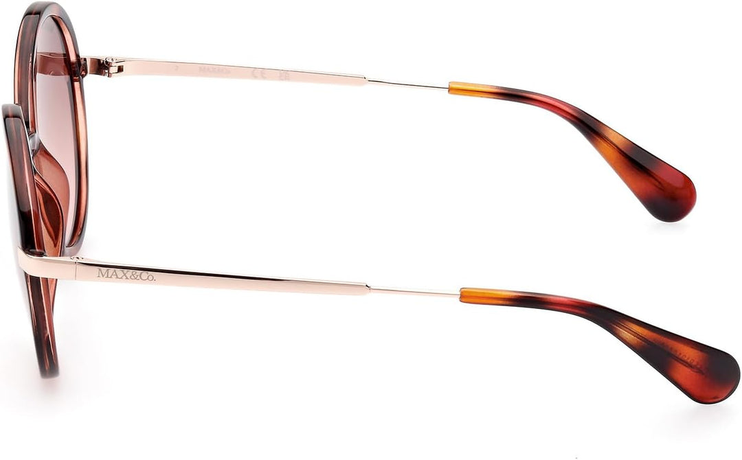 MAX &CO Damen Sonnenbrille 55/19/140 Coloured Havana, 55/19/140 Coloured Havana