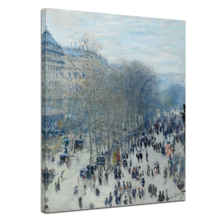 Bilderdepot24 Bild auf Leinwand | Claude Monet - Boulevard des Capucines in 50x70 cm als Wandbild |
