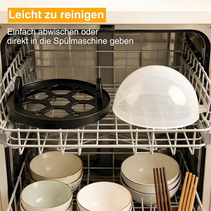 Elektrischer Eierkocher aus Edelstahl, für 1–7 Eier, mit Warmhaltefunktion, akustischer Signalton, B