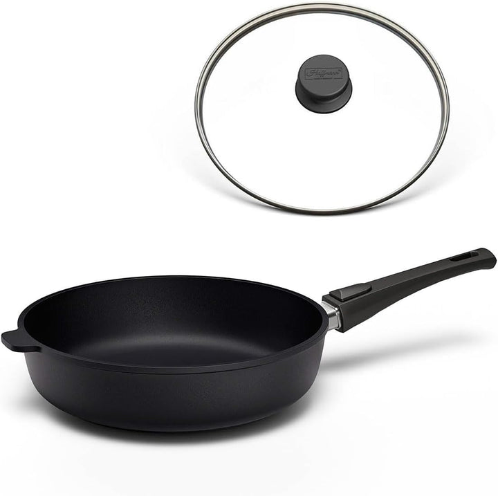 Hoffmann STONIQ Hochrandpfanne, 28 cm, Antihaftbeschichtet, PTFE und PFAS-frei, Induktionsgeeignet,