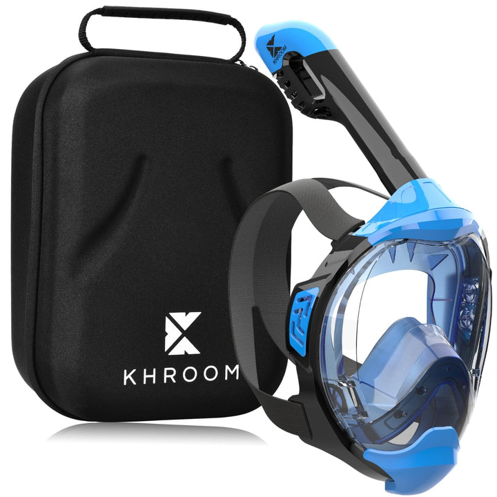 Khroom Schnorchelmaske für Erwachsene und Kinder - Seaview Y | CO2 sicher | Vollmaske zum Schnorchel