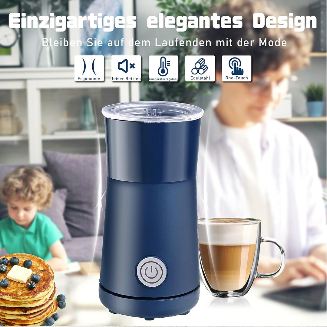 Huogary Milchaufschäumer Einfacher Milchaufschäumer und Dampfer 2-in-1 Milchdampfer mit heissem Milc