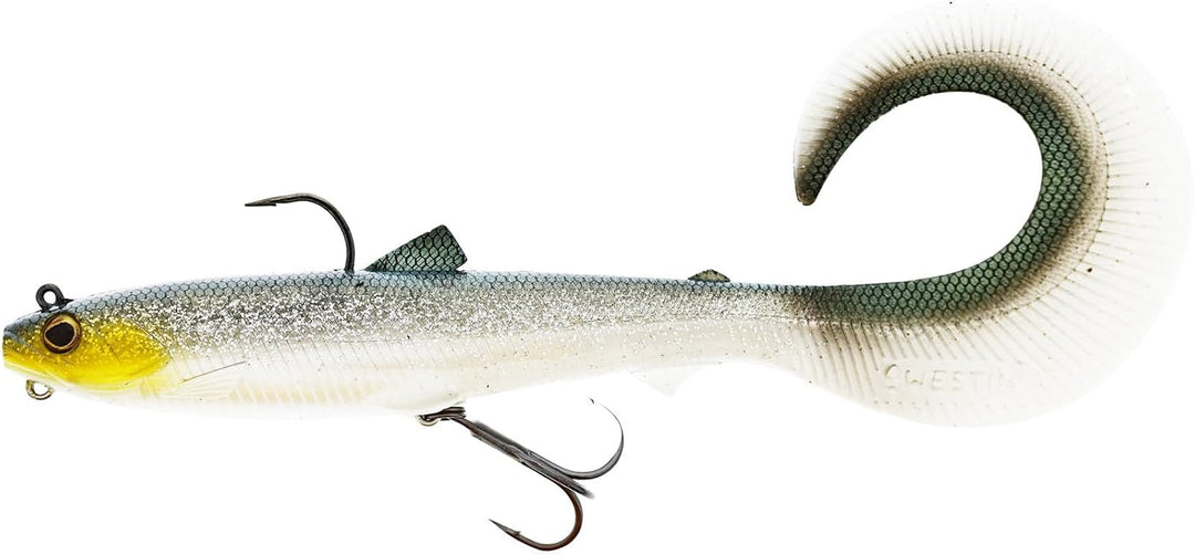 Westin Bullteez Curltail R2F 16cm 35G Sinking Natural Pike, Natural Pike
