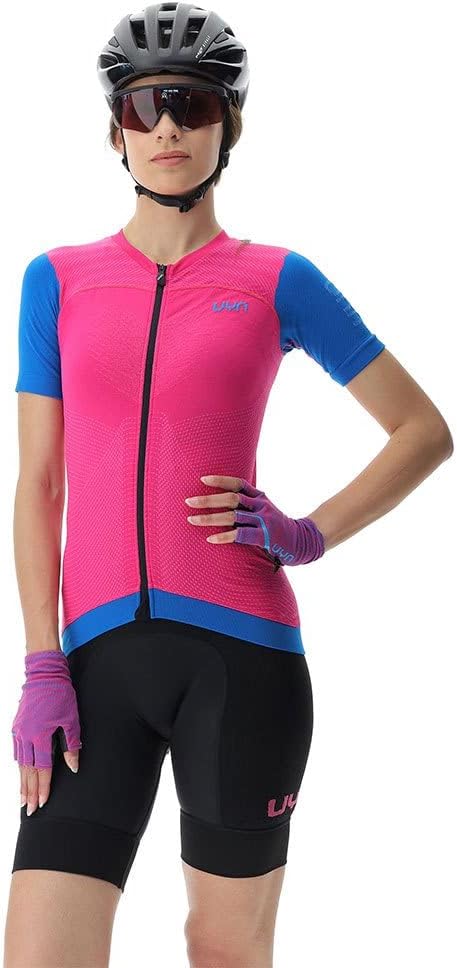 UYN Damen T-shirt-o102291 T-Shirt S Magenta/Cyan, S Magenta/Cyan