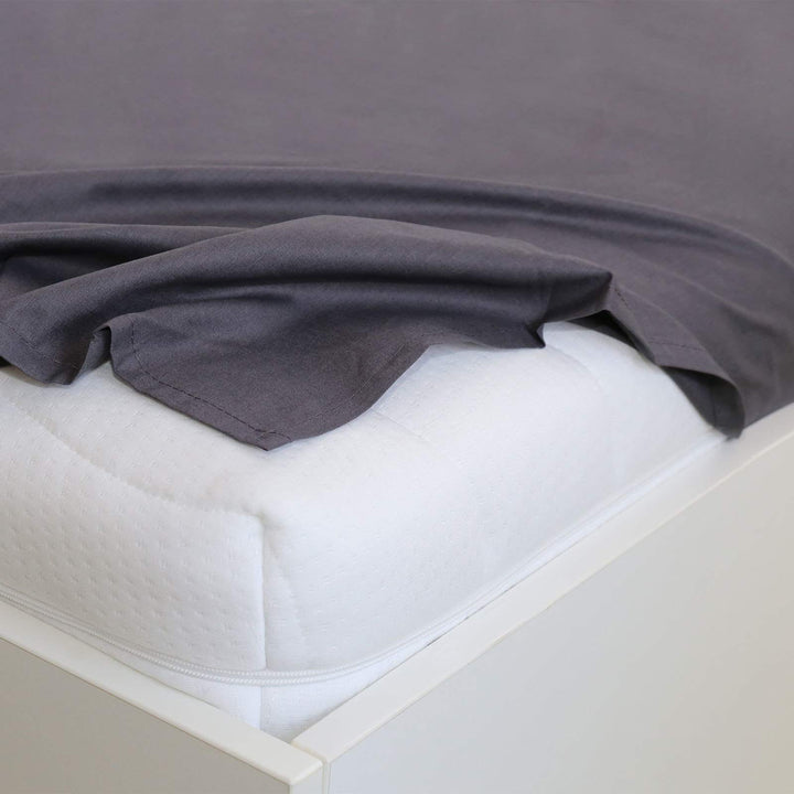 TRAUMSCHLAF Edel-Linon Bettlaken Haustuch anthrazit, 220x260 cm Anthrazit 220x260 cm, Anthrazit 220x