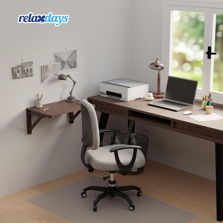 Relaxdays Klapptisch Wand, BxT: 60 x 40 cm, Holz, Esstisch, Schreibtisch, platzsparend klappbar, Wan
