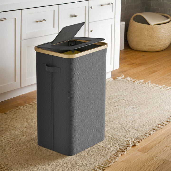 Gelber Sack Ständer Mülleimer mit Deckel Müllsackständer für Gelbe Säcke Müllsackhalter für Küche &