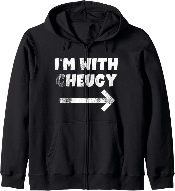 I'm With Cheugy Funny Generation Z Kapuzenjacke