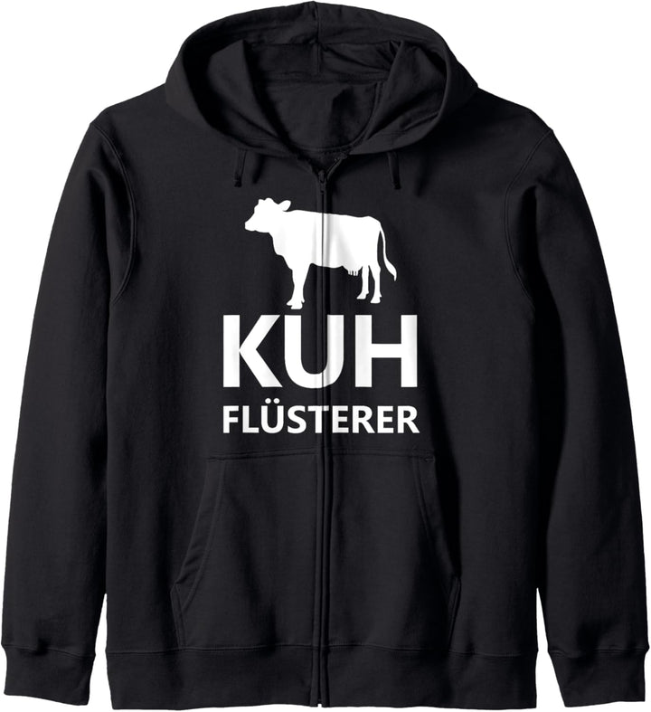 Kuh Landwirt Rind Bauer Landwirtschaft Kühe melken Kapuzenjacke