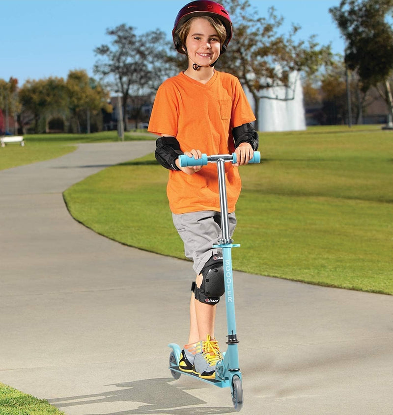 Yuanj Roller Kinder Scooter, Höhenverstellbarer kinderscooter mit LED PU Räder, kinderroller für Mäd