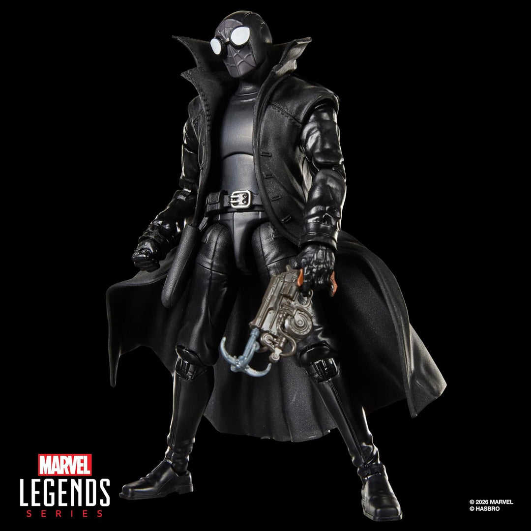 Marvel Legends Series Spider-Man Noir, Retro Cardback Spider-Man Comics Action-Figur zum Sammeln (15