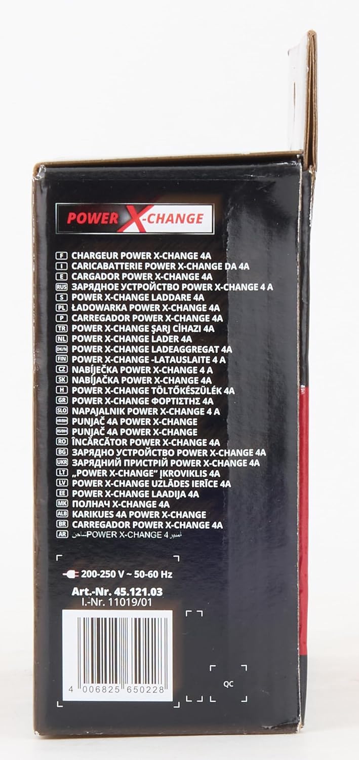 Original Einhell Power X-Fastcharger 4A (Li-Ion, für alle Power X-Change Akkus verwendbar, 4-Ampere