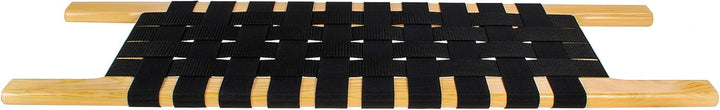 Kanu Sitz Seat Bank aus Kiefernholz Front/Center/Rear - Gurtbandsitz Kanusitz mit Gurtflecht für Can