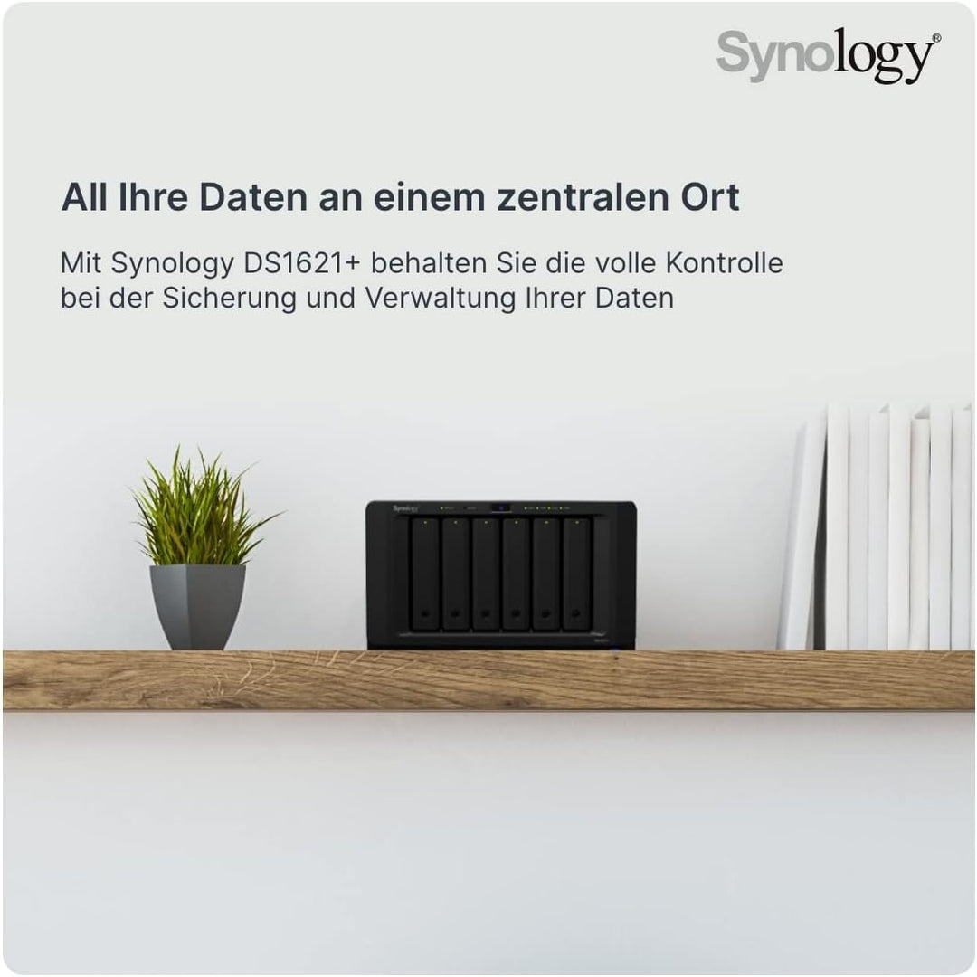 Synology NAS DS1621+ 6bay Desktop 4GB RAM 4X GBE