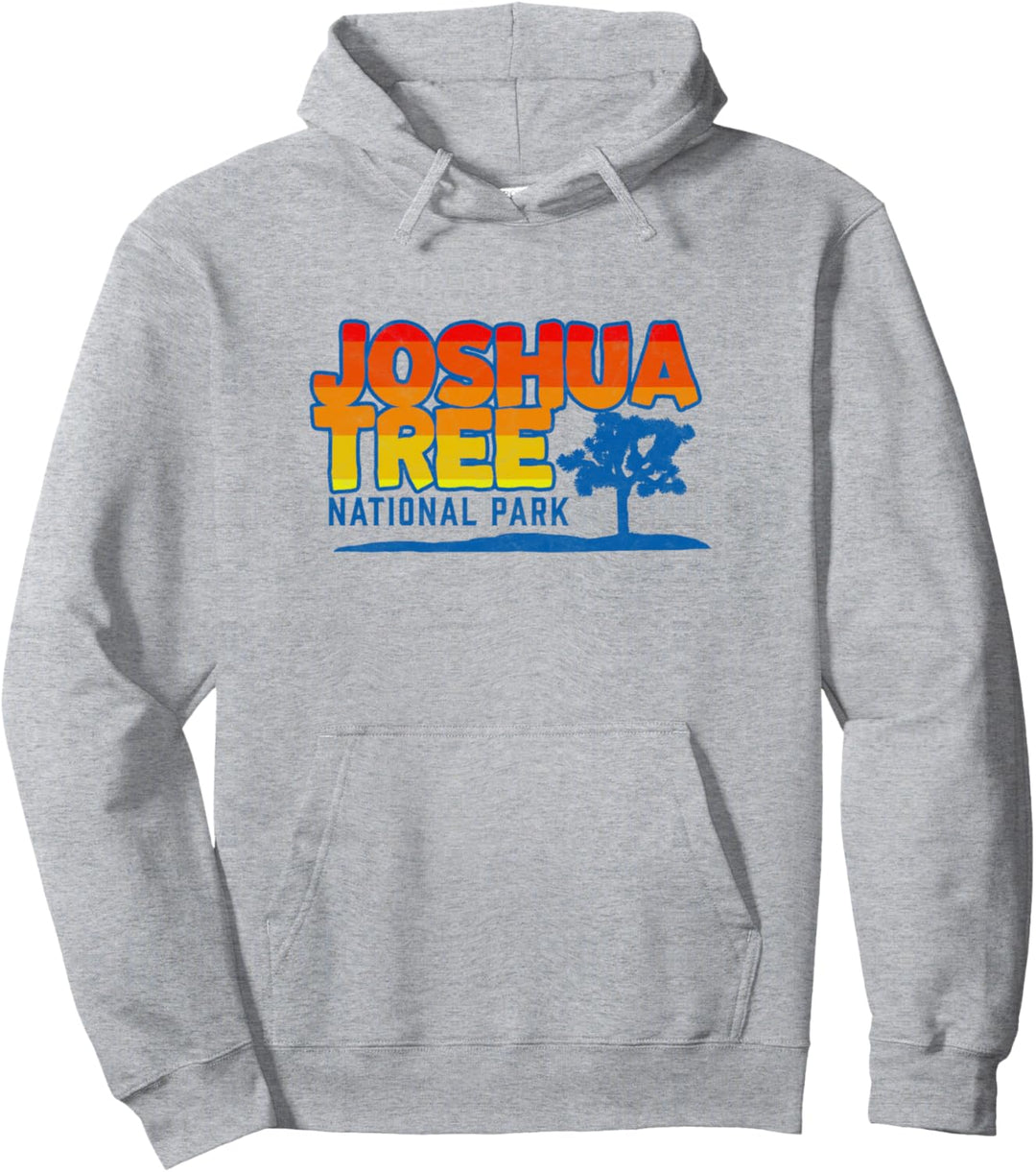 Sunset Sky Joshua Tree National Park Vintage design Pullover Hoodie