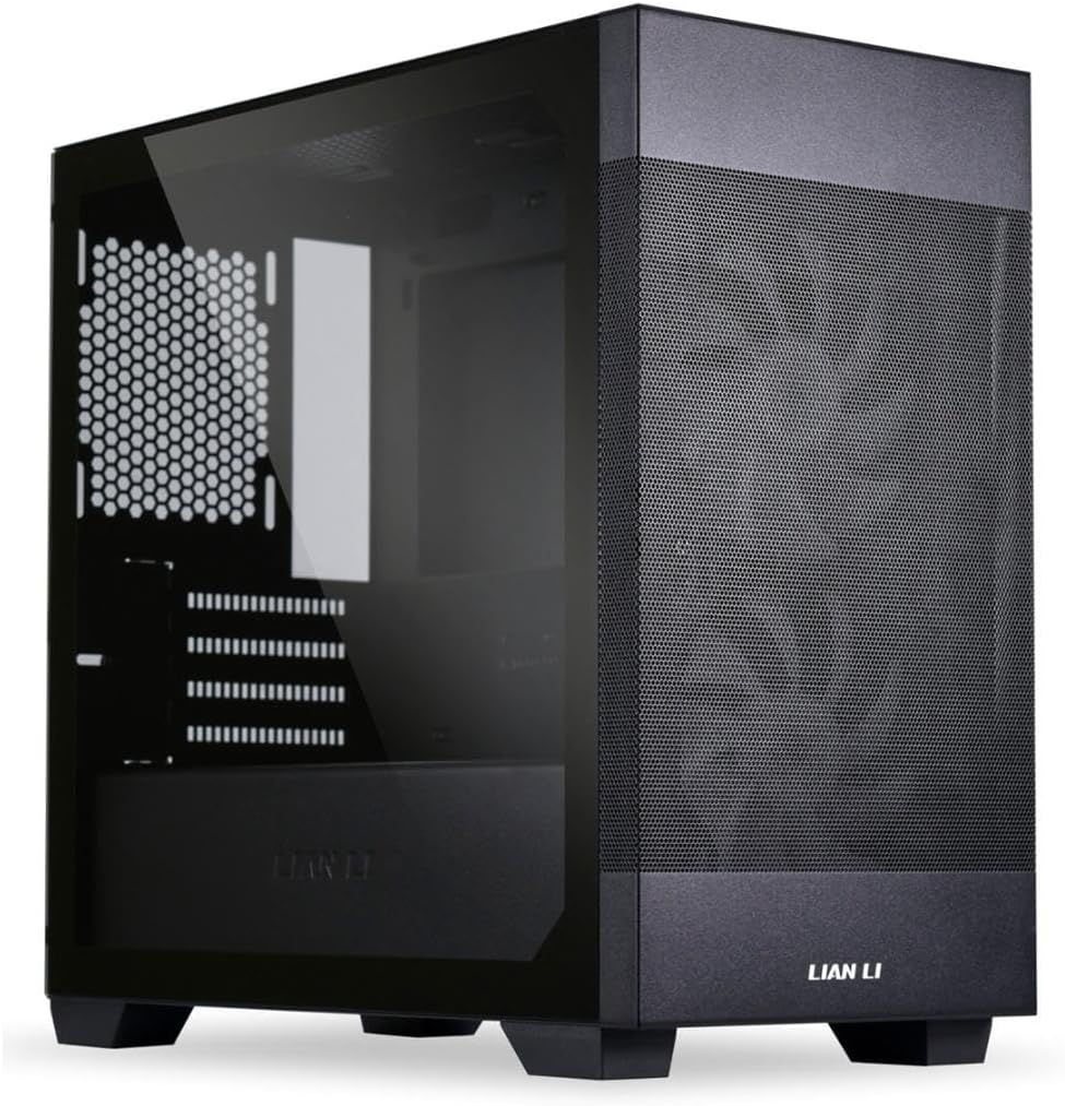 Lian Li LANCOOL 205M Mesh Micro-ATX-Gehäuse, Tempered Glass - schwarz