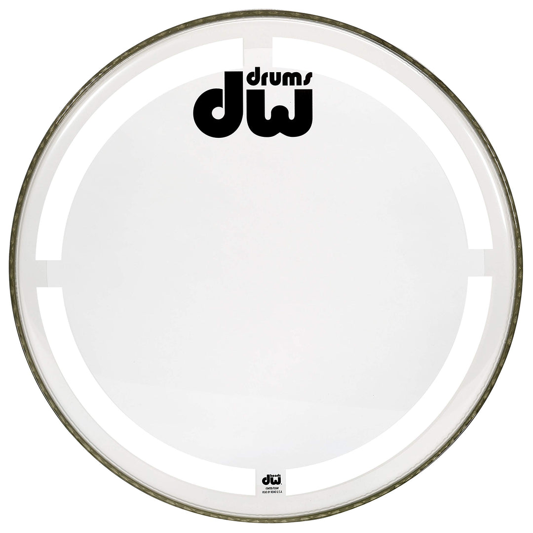Drum Workshop Bassdrum Fell Coated clear 22" DRDHCC22K Bassdrumfell 22 inch, Bassdrumfell 22 inch