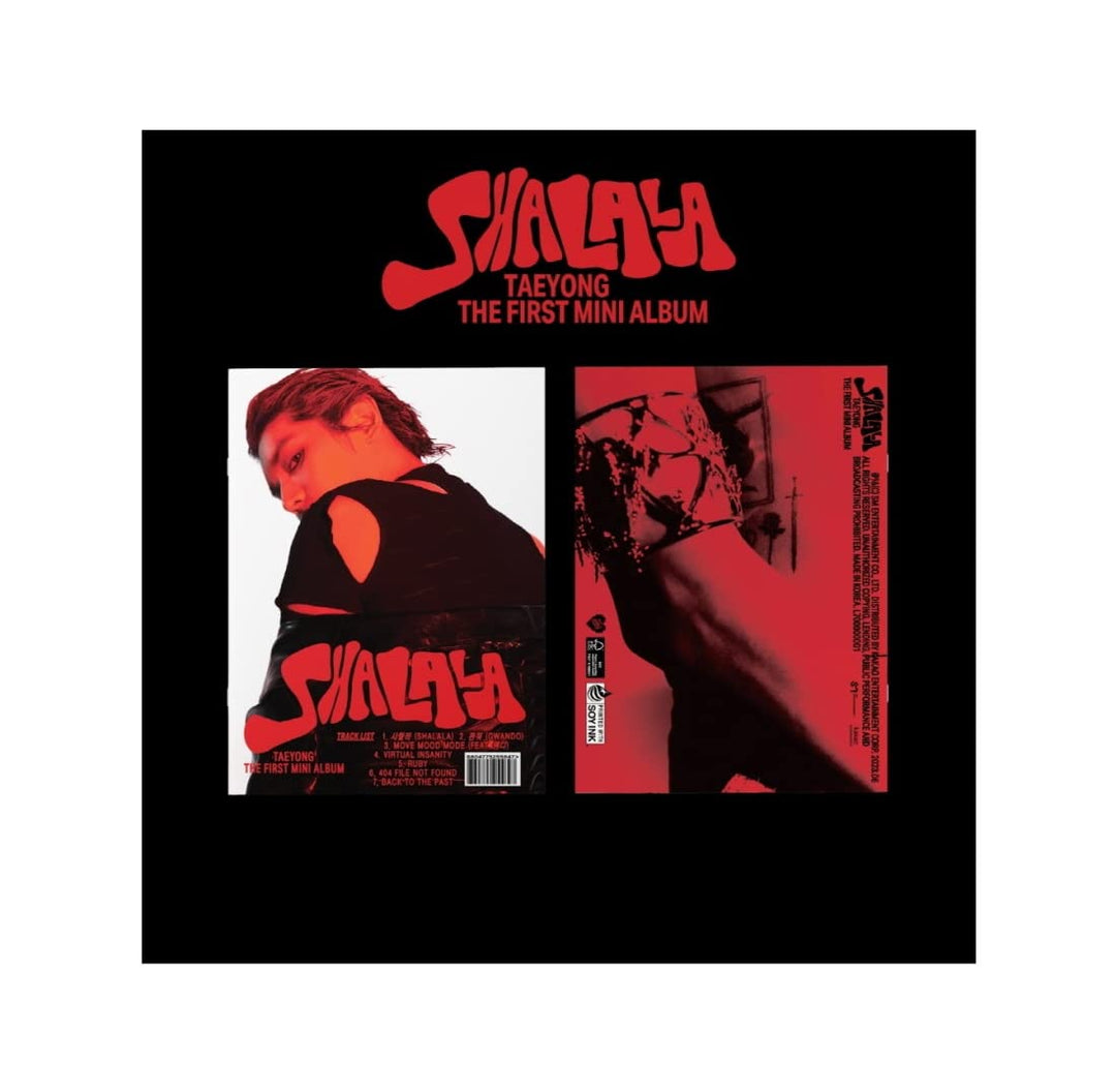 TAEYONG NCT - SHALALA [Thorn ver.] 1st Mini Album+Folded Poster (+ 1 Folded Poster), + 1 Folded Post