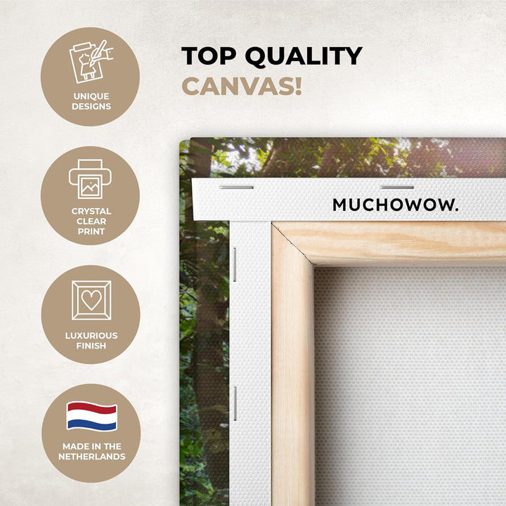 MuchoWow© Bilder Gross 120x80 cm XXL Wohnzimmer Deko Modern Wandbild Foto auf Leinwand Bild Schlafzi