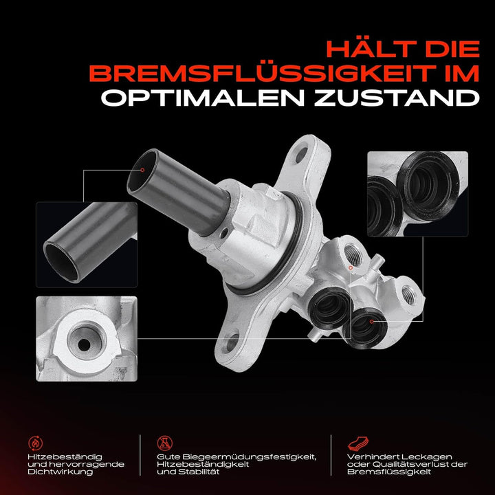 Frankberg Hauptbremszylinder Bremszylinder Kompatibel mit C4 Coupe LA 1.4L-2.0L 2007-2011 307 3A/C 1